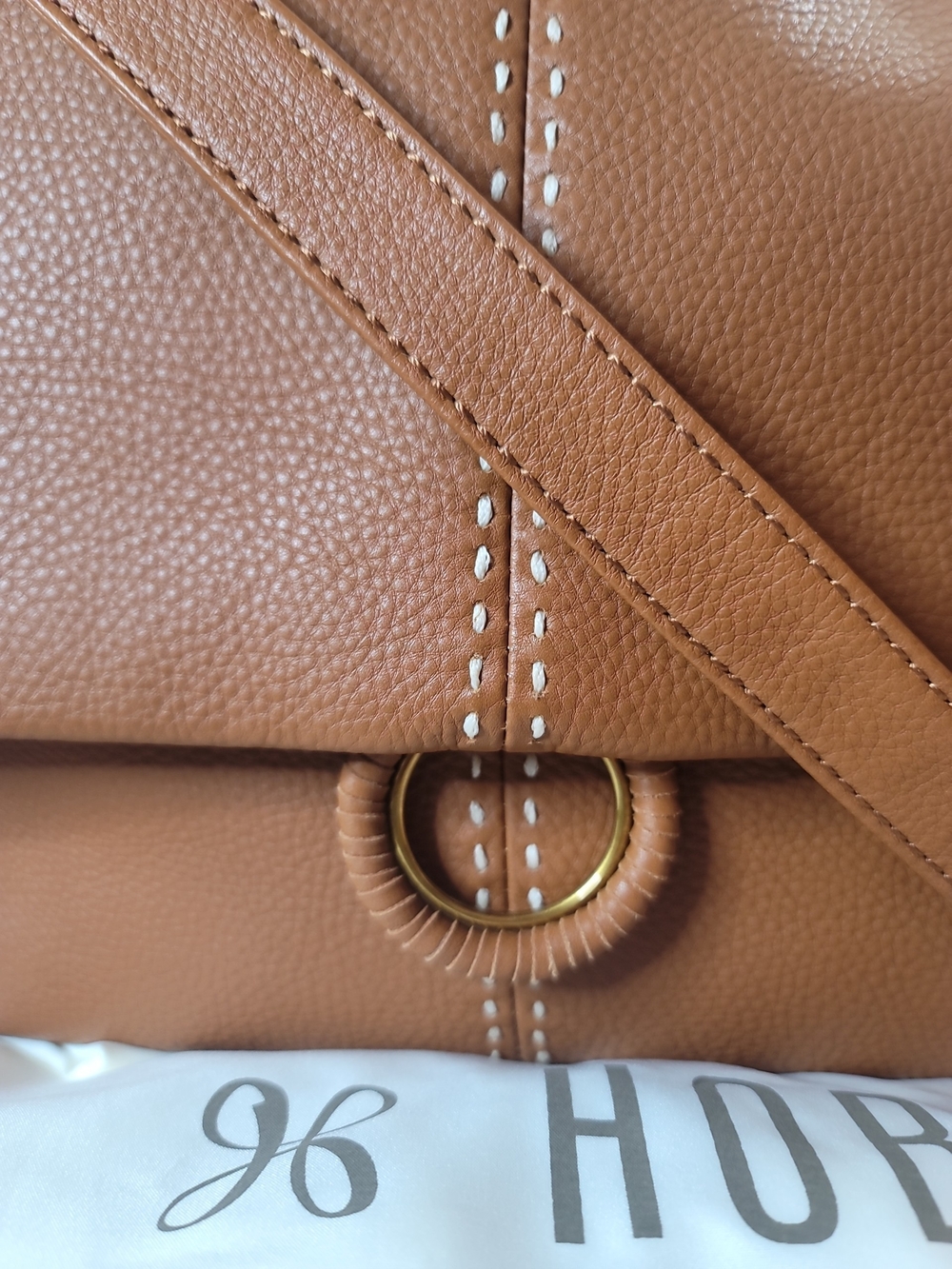 Hobo Austin Tan Leather Shoulder Bag Like New With Dustbag - Picture 5 of 12